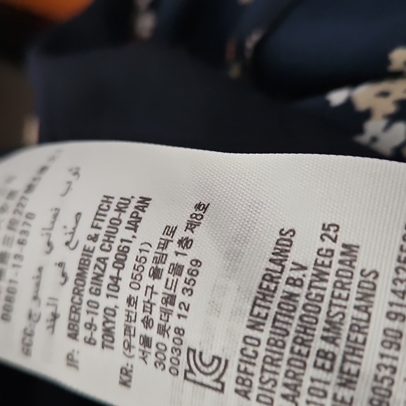 Abercrombie & Fitch Camille Midi Flowy Smocked Strap Dress Sz Small Floral - Picture 11 of 11